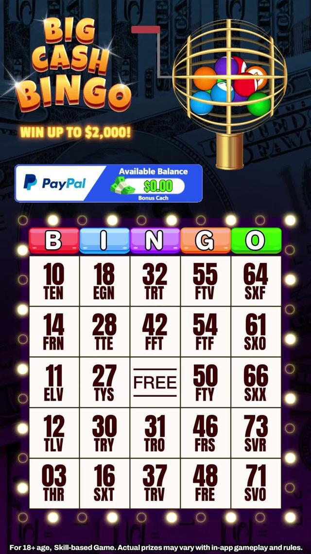 Top Real Money Bingo Game 