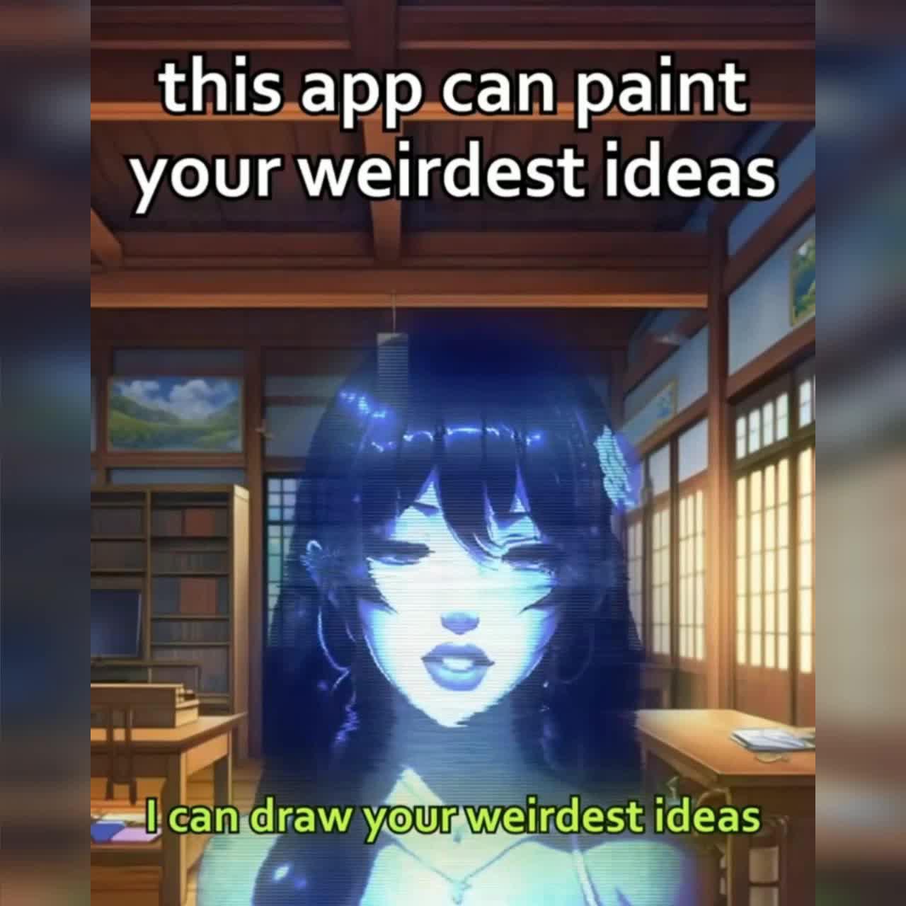 Turn words into anime pics! Trying your own words now!
