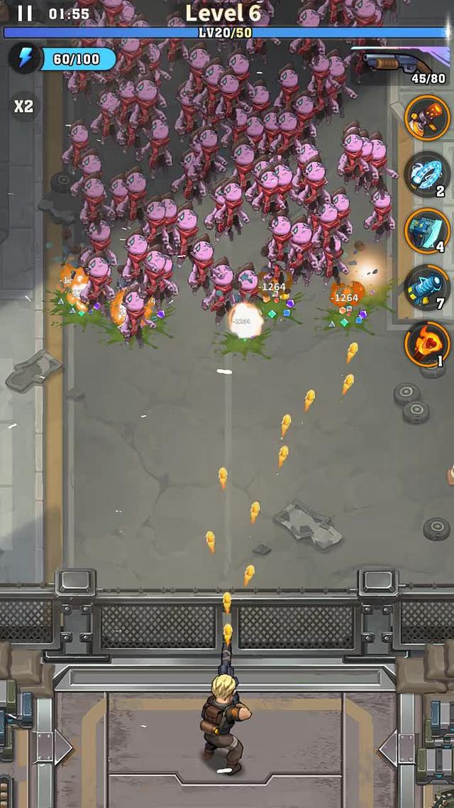 Create your squad and shoot the zombies