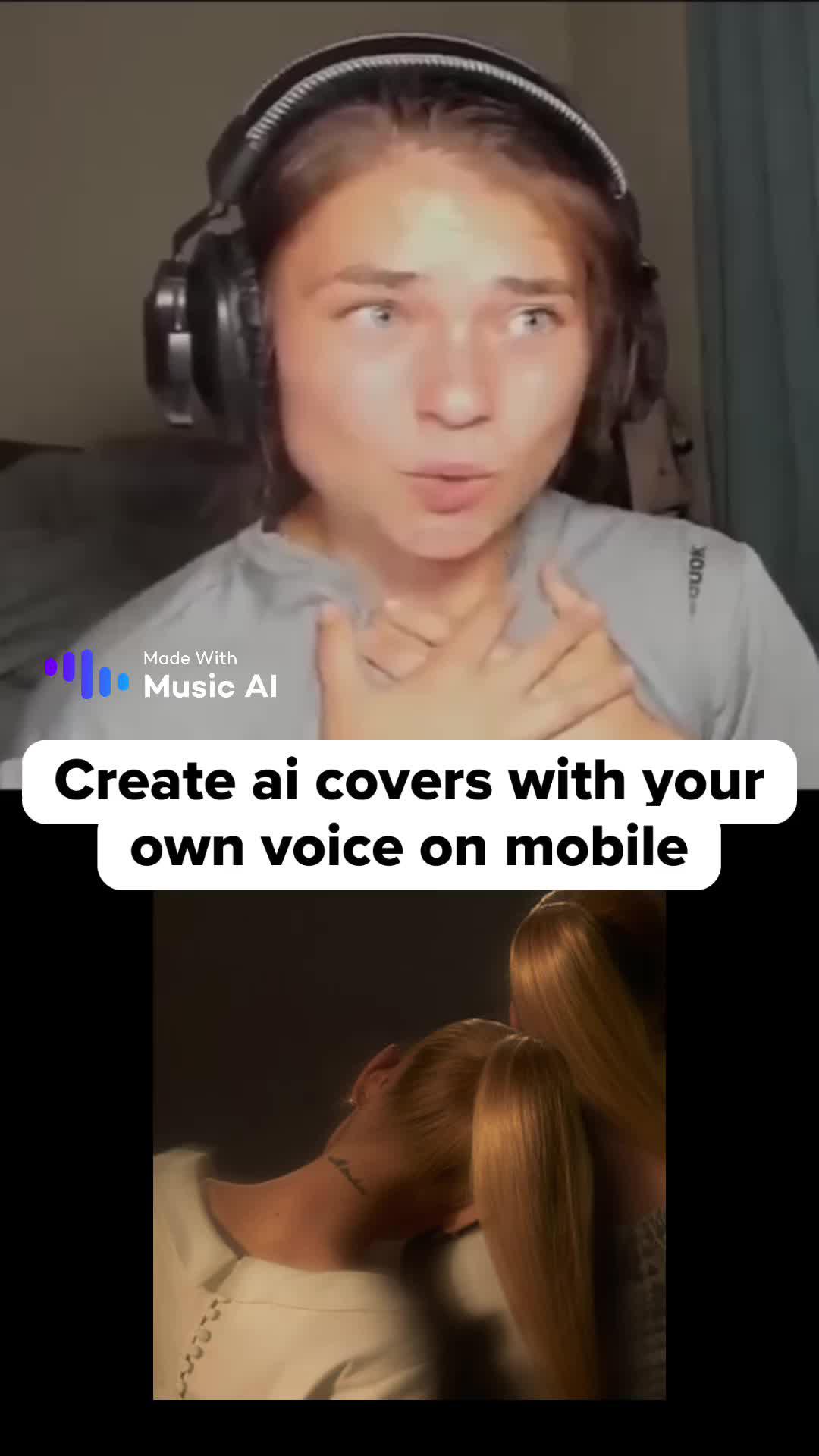 Create AI covers with your own voice on mobile