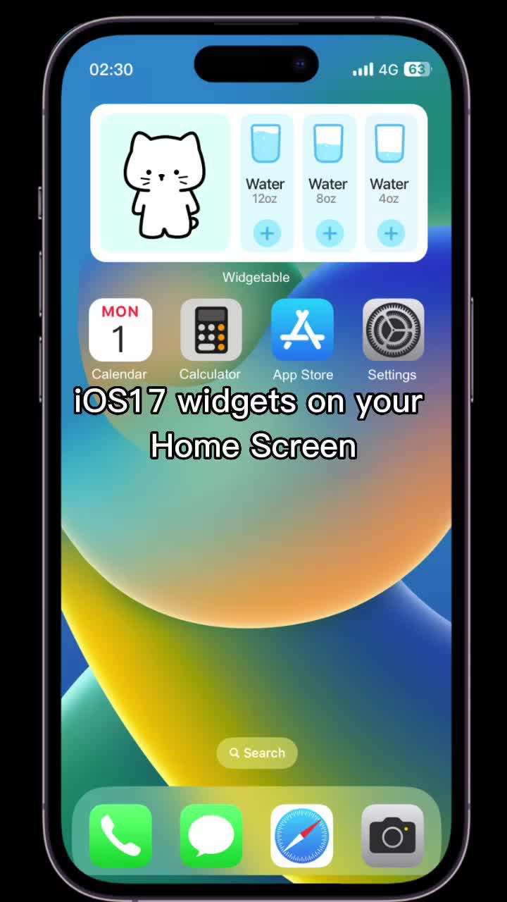 iOS17 widgets on your home screen