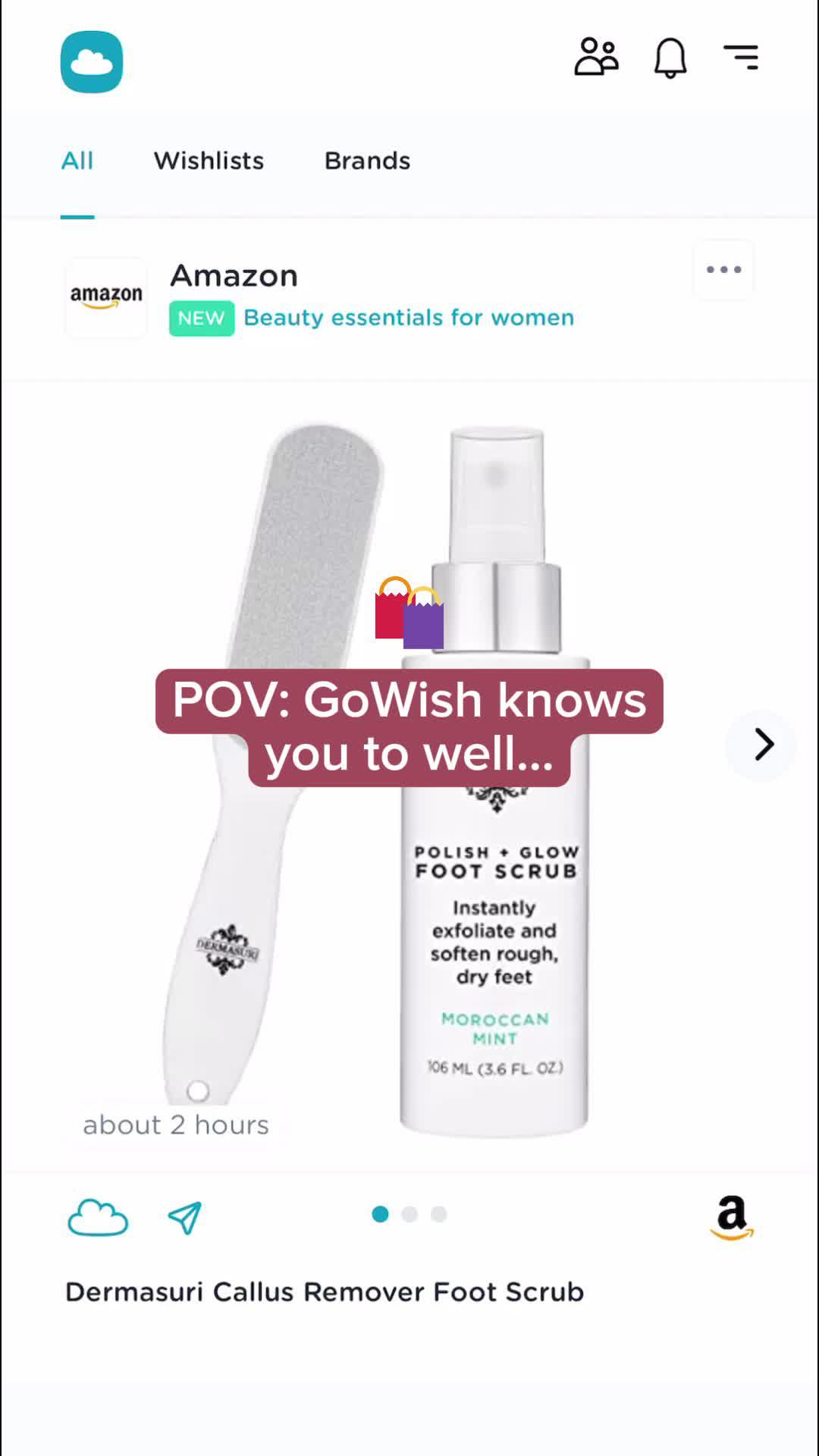 download GoWish now ☁️