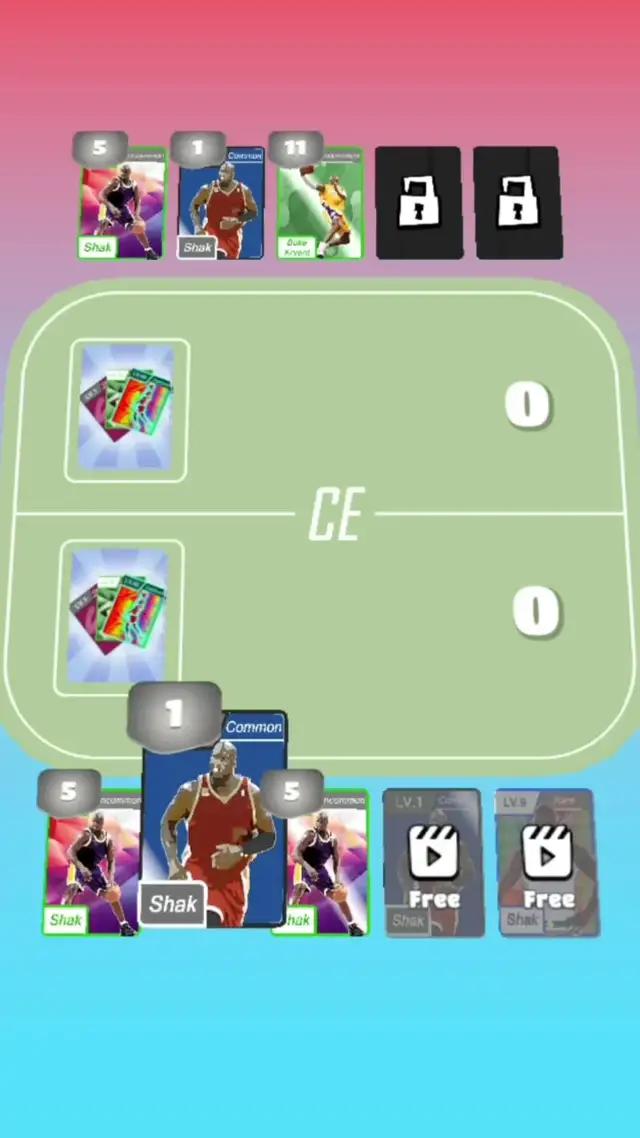 Run to evolve your cards