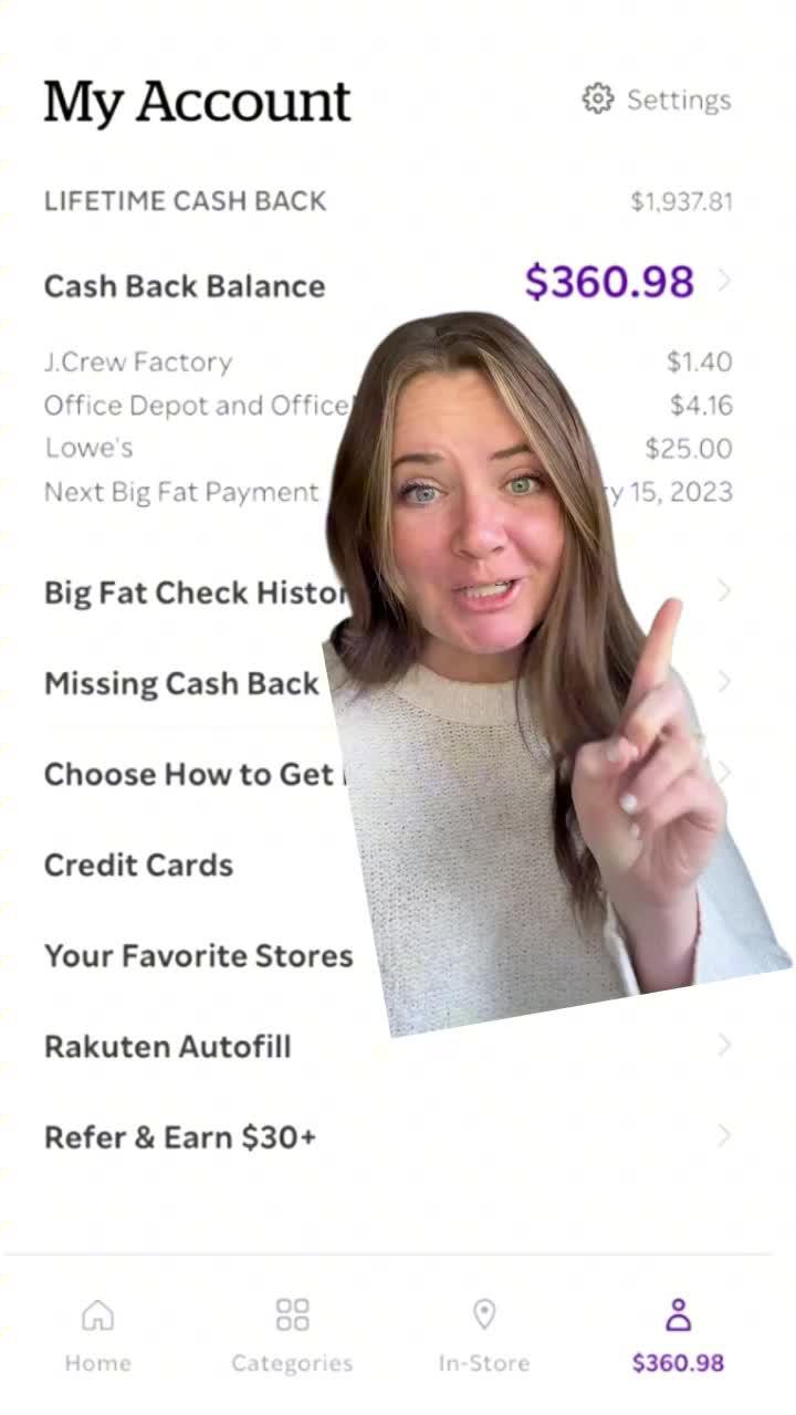 Earn Cash Back on your everyday essentials with Rakuten.