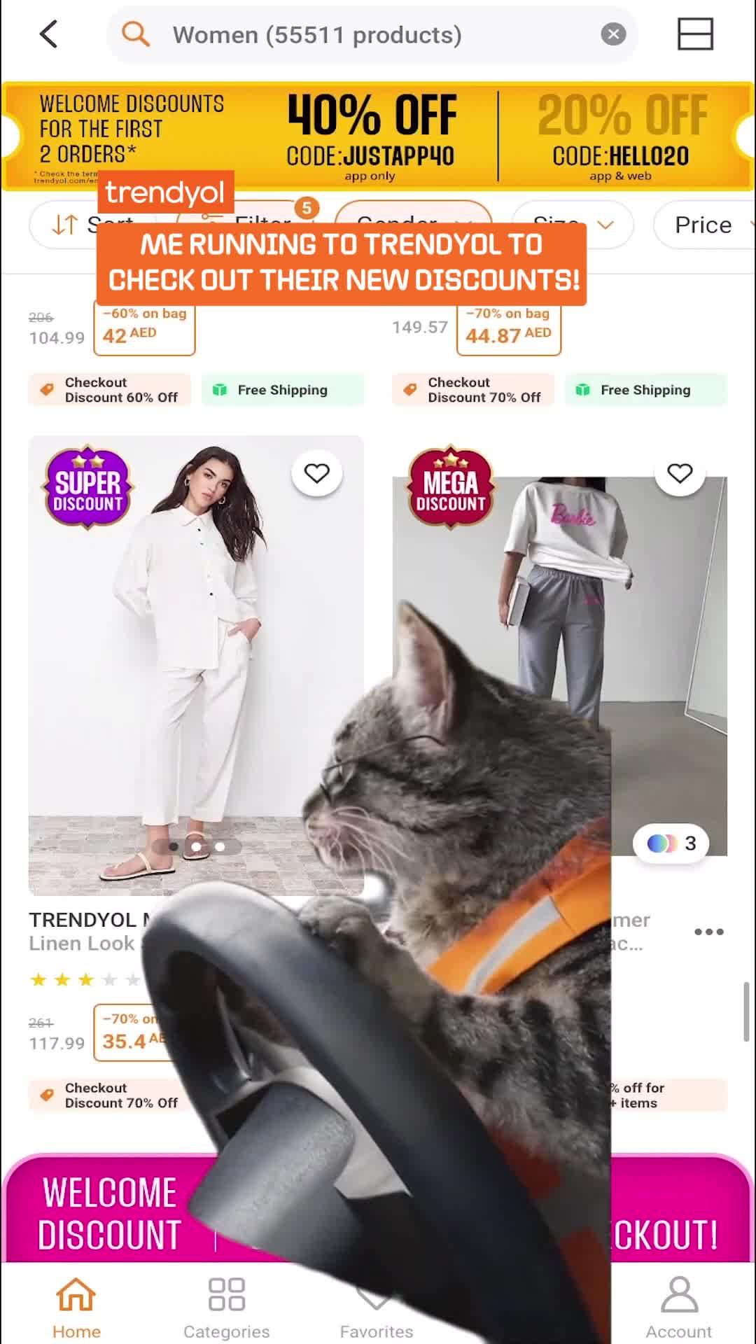 احصل على خصومات 40% – 20% على أول 3 طلبات عند الدفع