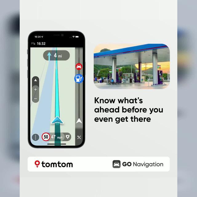 Get trusted TomTom navigation on your phone along with traffic info, speedcam alerts & lane guidance