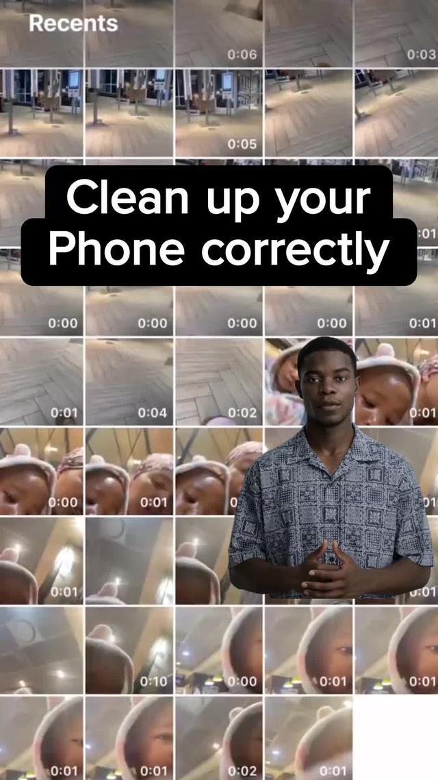 Free up iPhone storage in seconds with Cleanup!