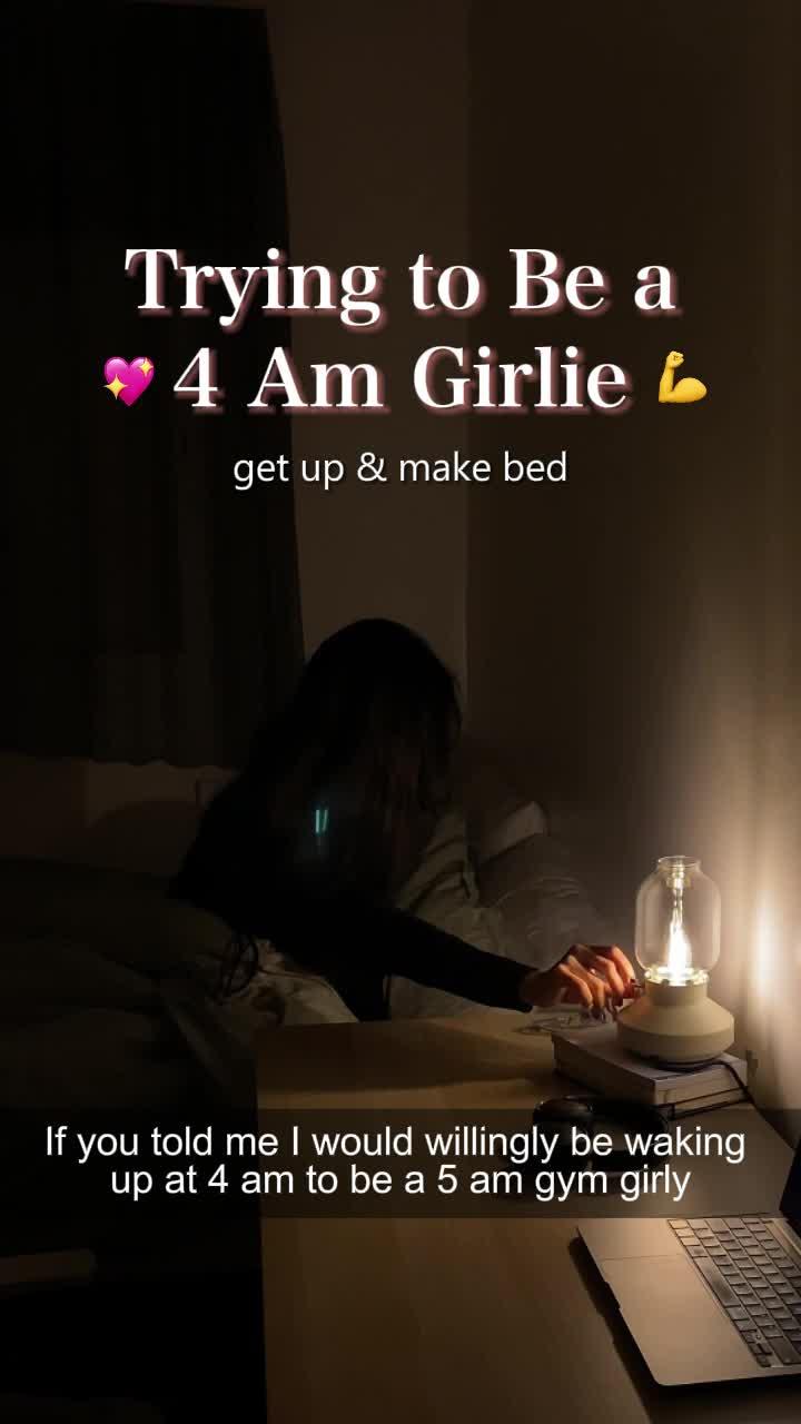 trying to be a 4am girlie🥳🥳#morning #morningroutine #clean