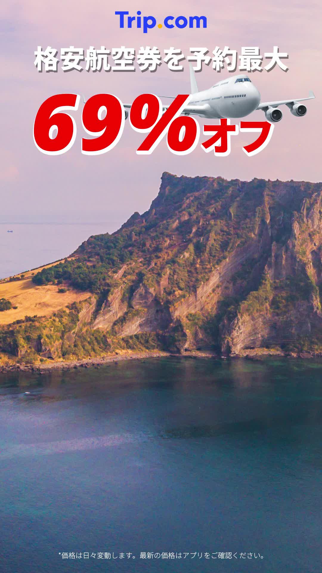 航空券をお得にゲット！
