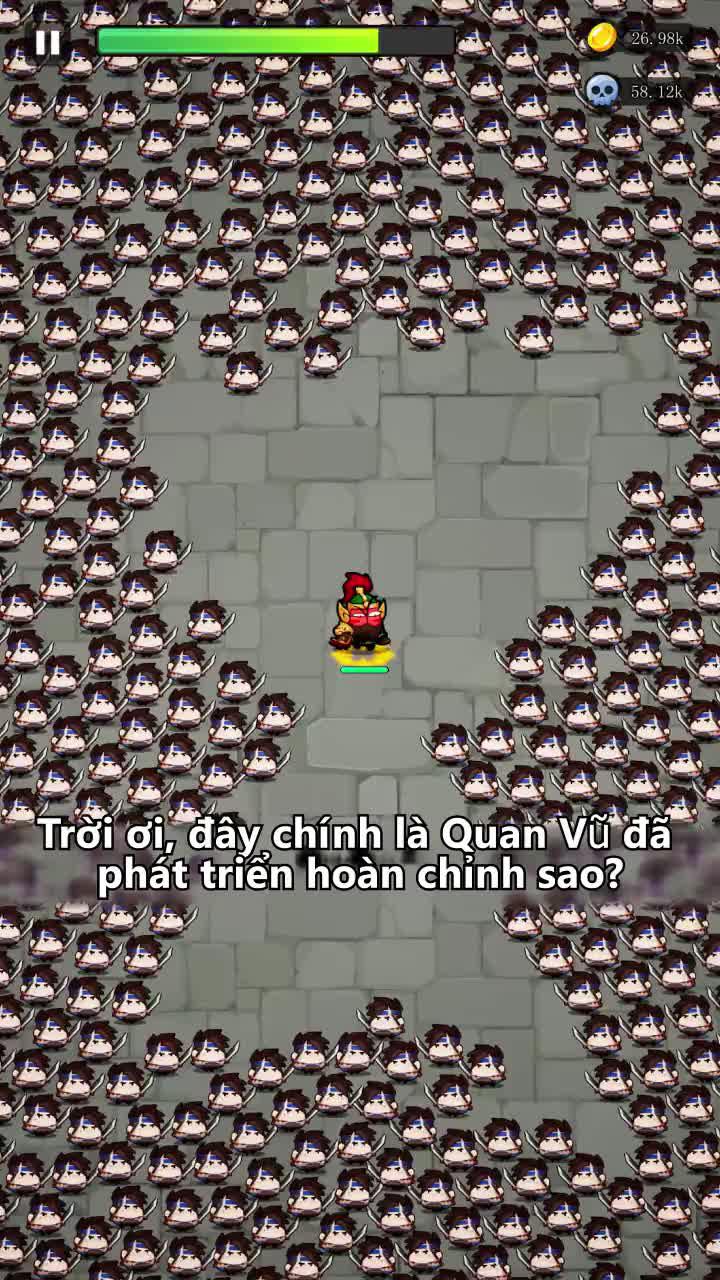 Game mobile chiến thuật quét quái siêu xả stress, nếu là nam nhi đích thực phải kiên trì 15 phút