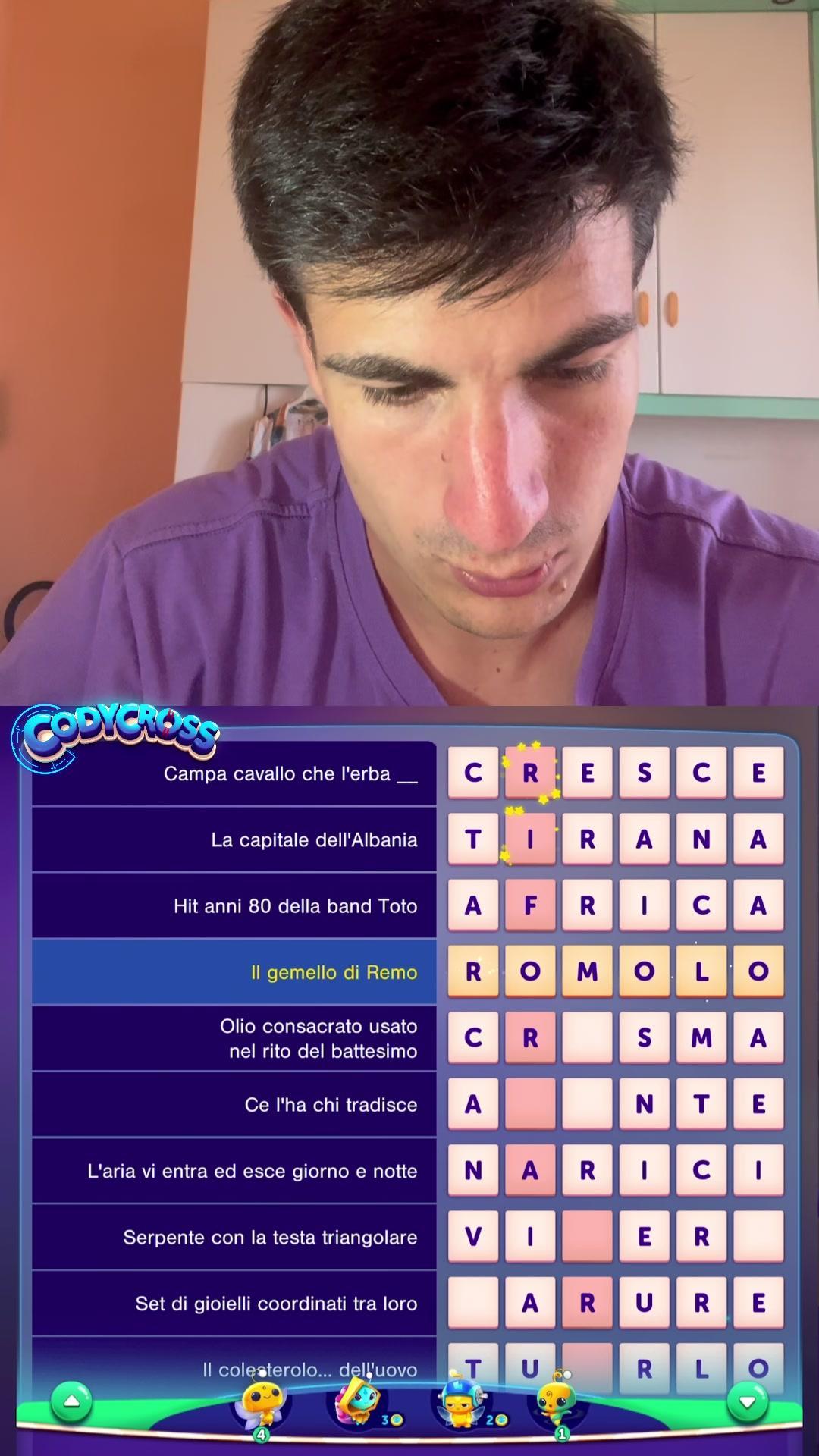 #puzzle #trivia #challenge #game #stop2 #nomicosecitta2 #nomicosecitta #stop #everydaypuzzles #codycross #stopgame #wordlanes #stopgame #mobilegame #password #connessioni #cladder #anygram #parolasegreta #arcade #rispostecomuni #foryou #perte