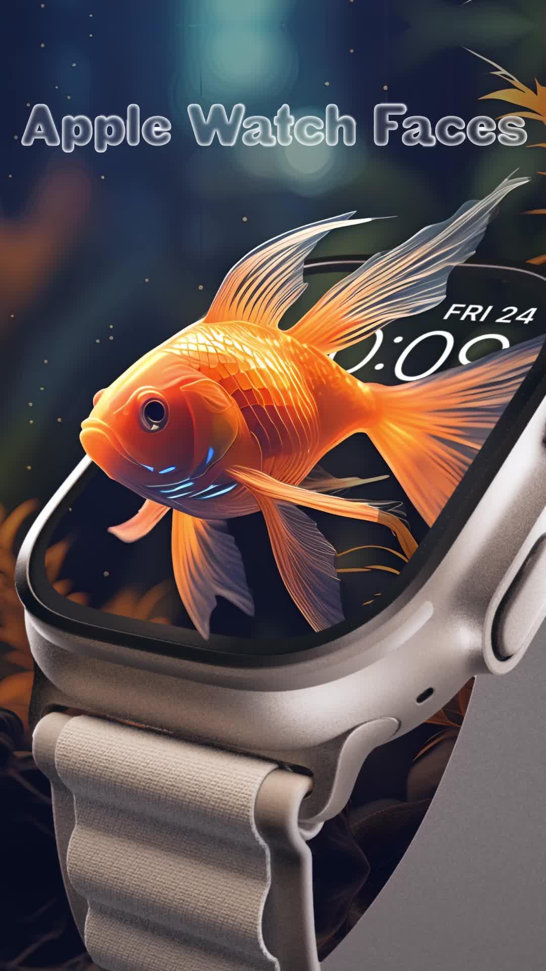 Switch to a moving wallpaper and ditch those boring apple watch faces.