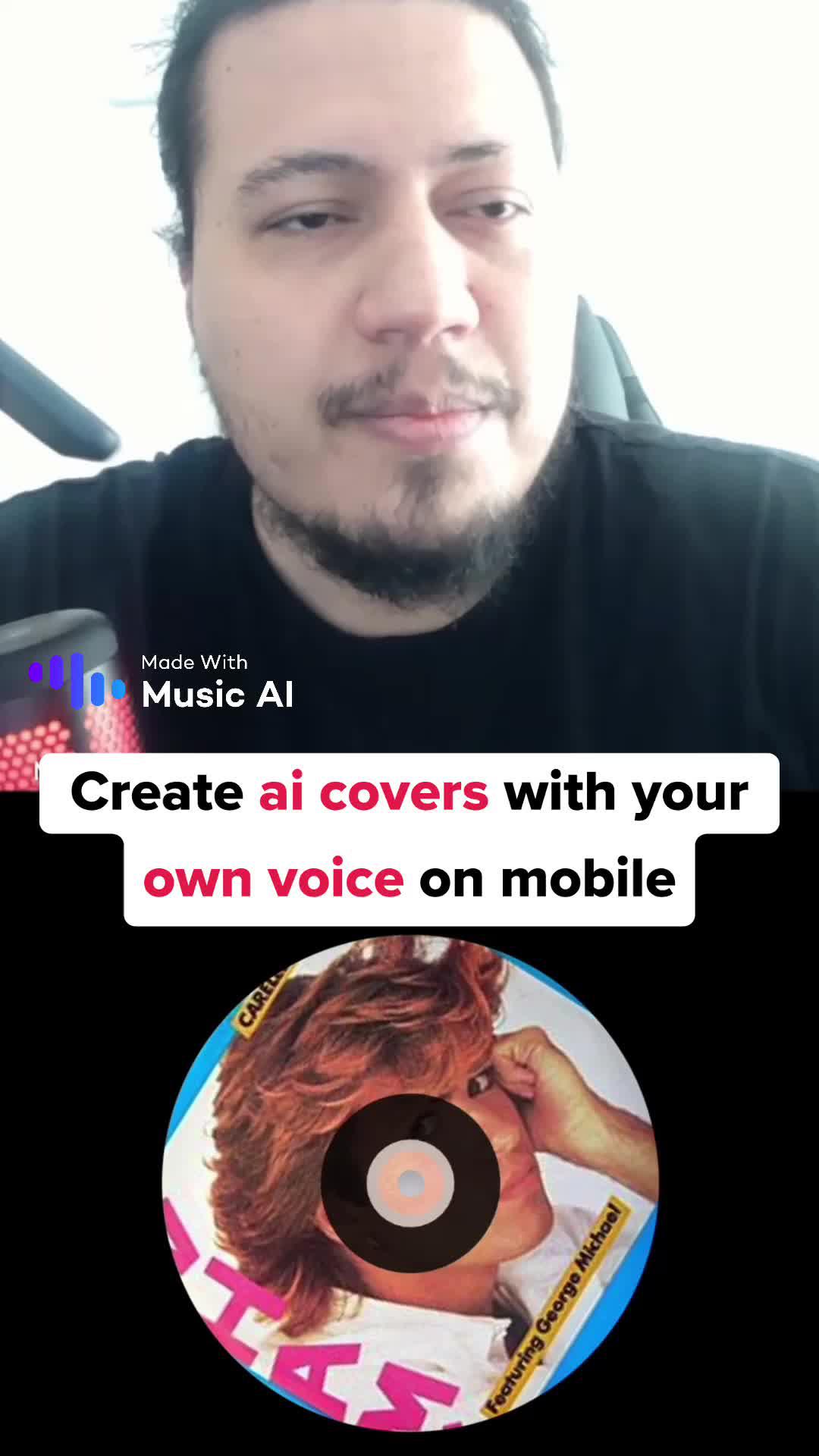 Create AI covers with your own voice on mobile