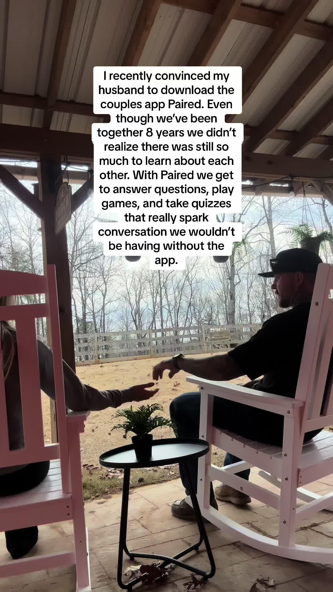 I need to thank the couples app Paired that helped me get through this.