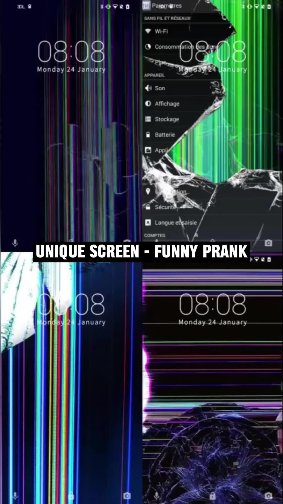 Prank like a pro!  Download 'Broken Screen with Animal' now for wild fun!