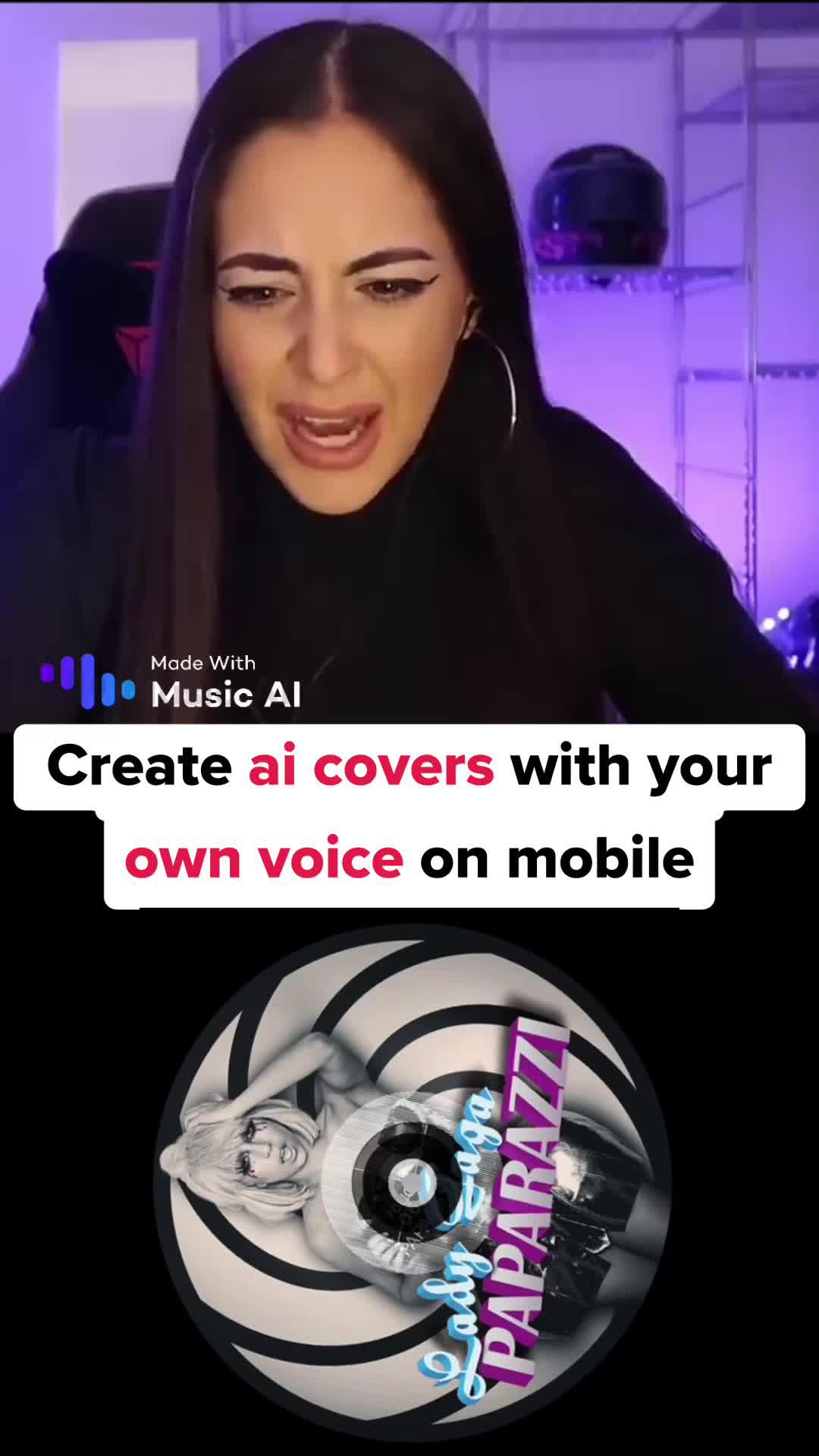 Create AI covers with your own voice on mobile