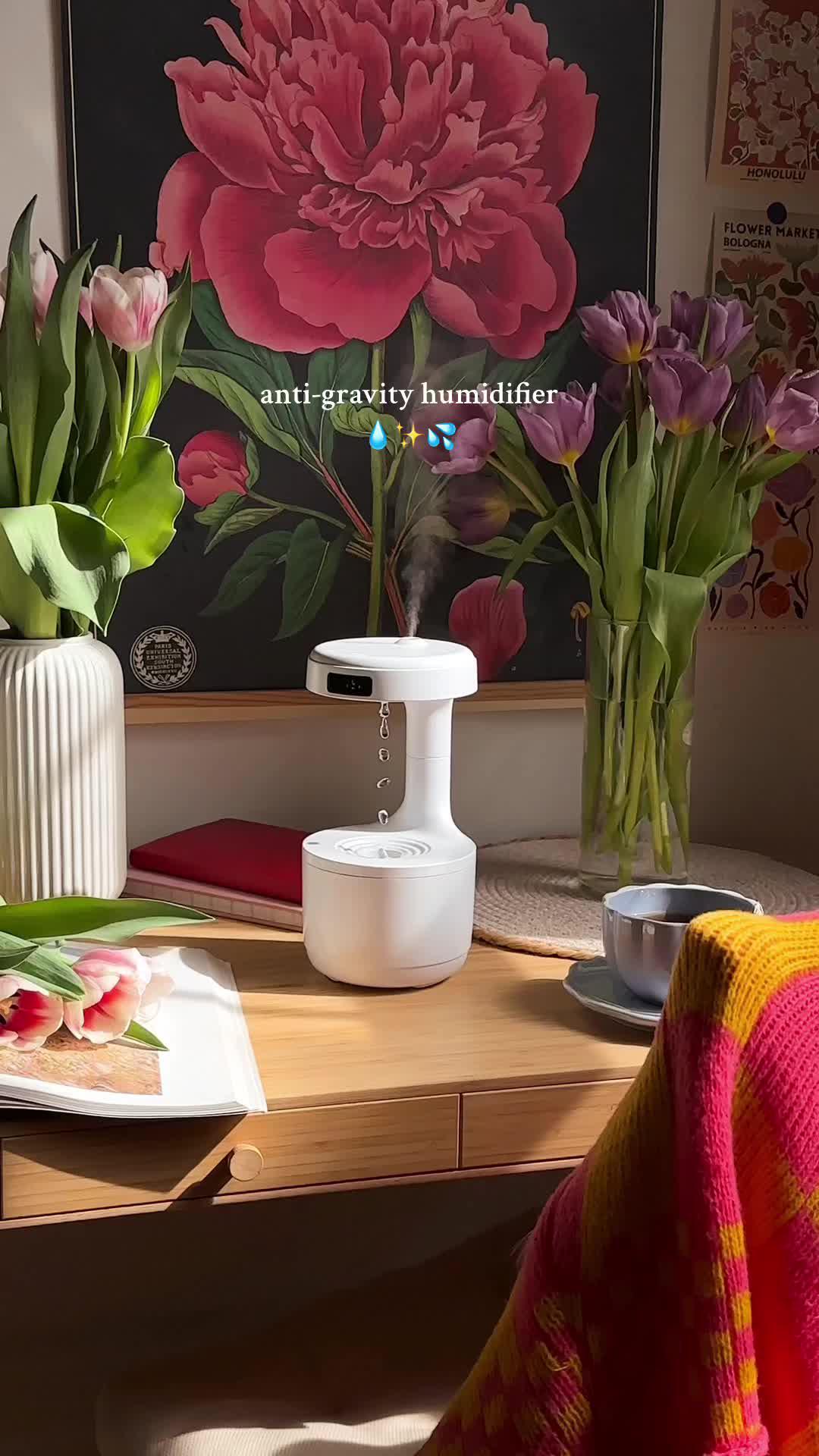 💦Enjoying this anti-gravity humidifier from @Temu ❤️ perfect for creating a relaxing atmosphere in the bedroom! ✨ 🔗 Click LINK or Search Code: dkv9794 to shop for the best deals! #temu #temumusthave #temufinds #temufavoritefinds #temuholidayfinds #temuholidayseason #ootd #fashiontrends #humidifier #softaesthetic #romanticizeyourlife #girlyaesthetic #springaesthetic #sundaycore