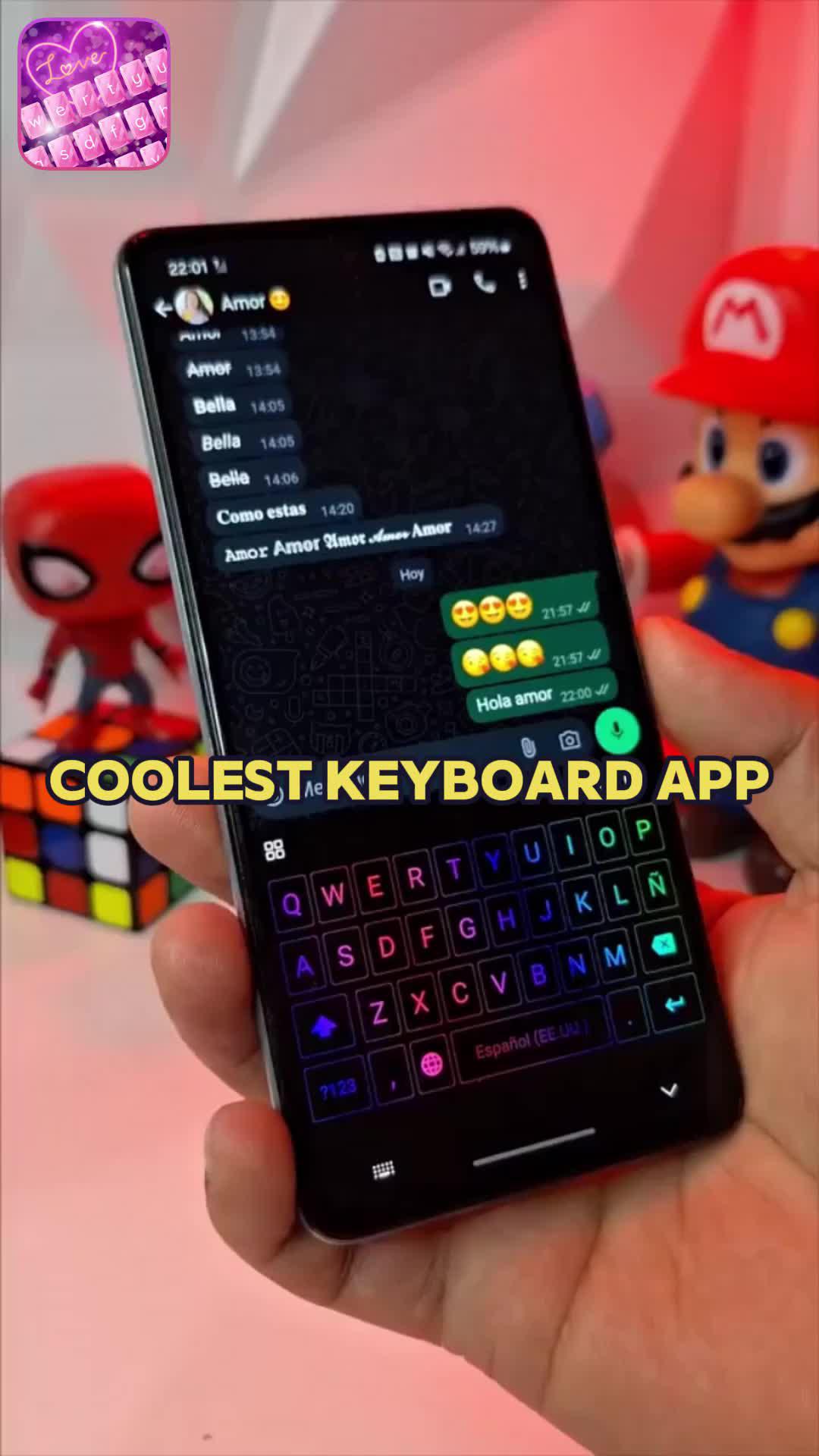 Explore fancy keyboard themes and unique fonts. Install now