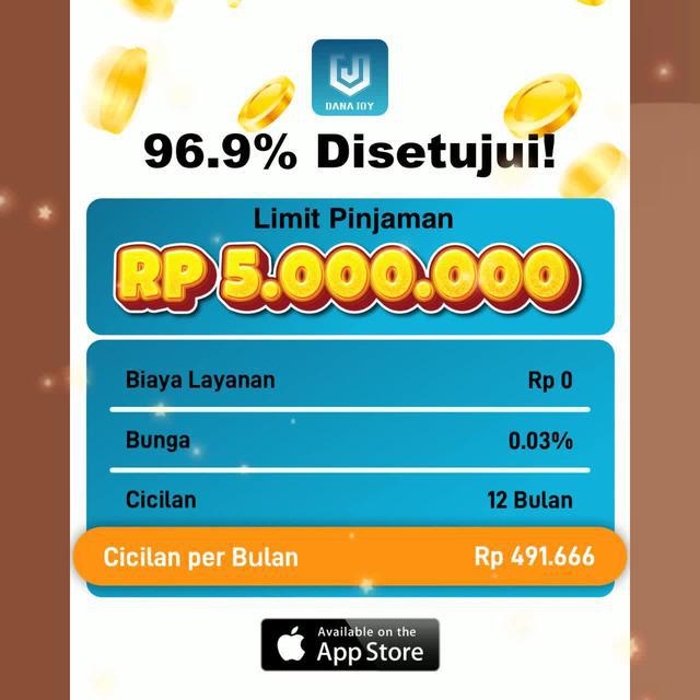 Dapat dipinjam hingga Rp 5.000.000!