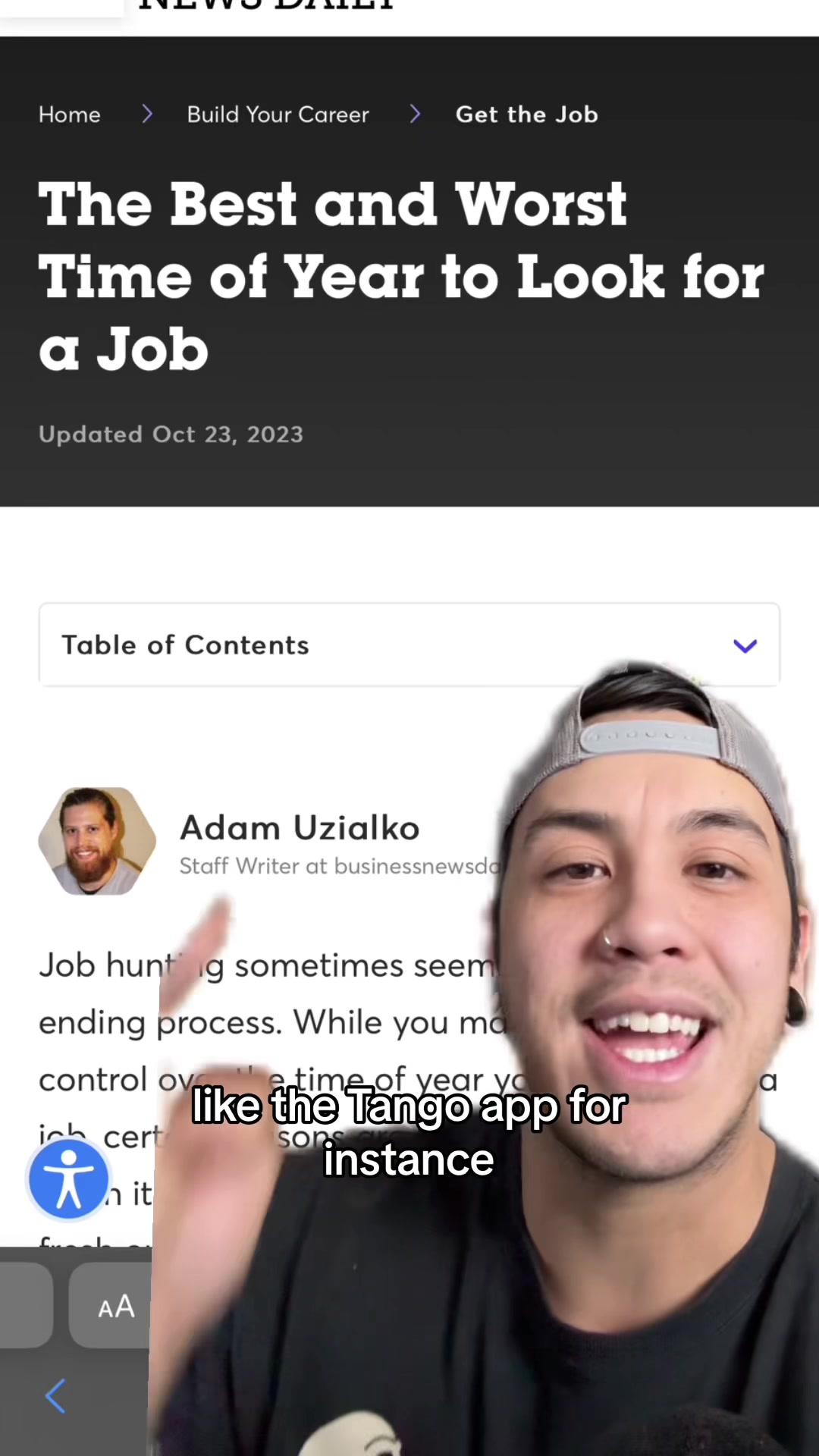 Jan and Feb are the best times to get hired. Check out the letstango app to get connected with businesses now! #applyingforjobs #hiringnow #tangojobap