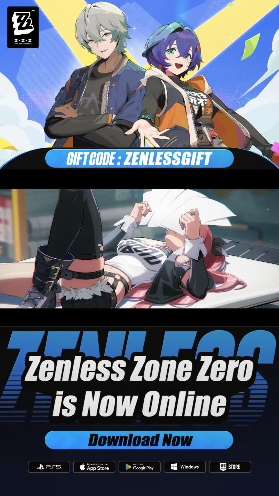 Download Zenless Zone Zero and begin your action adventure!