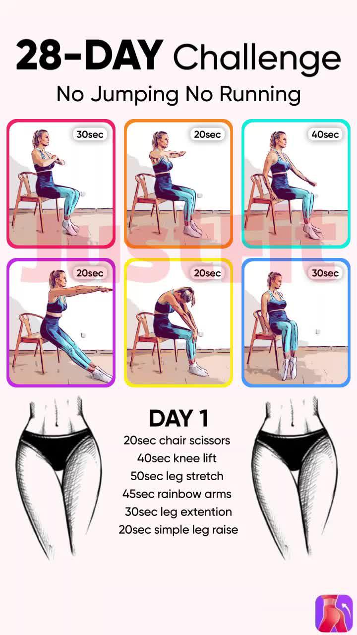 Lazy girl workout! Workout at home at any time, with zero equipment.