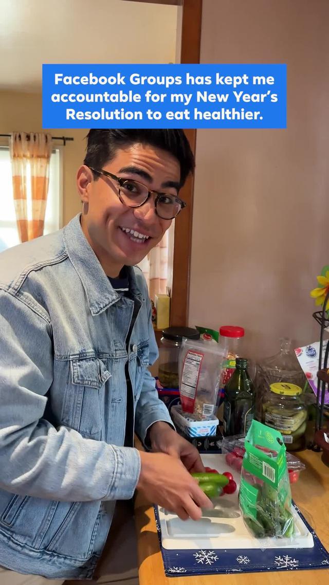 Get cooking on all your New Year's goals with inspiration in Groups. Download Facebook.        