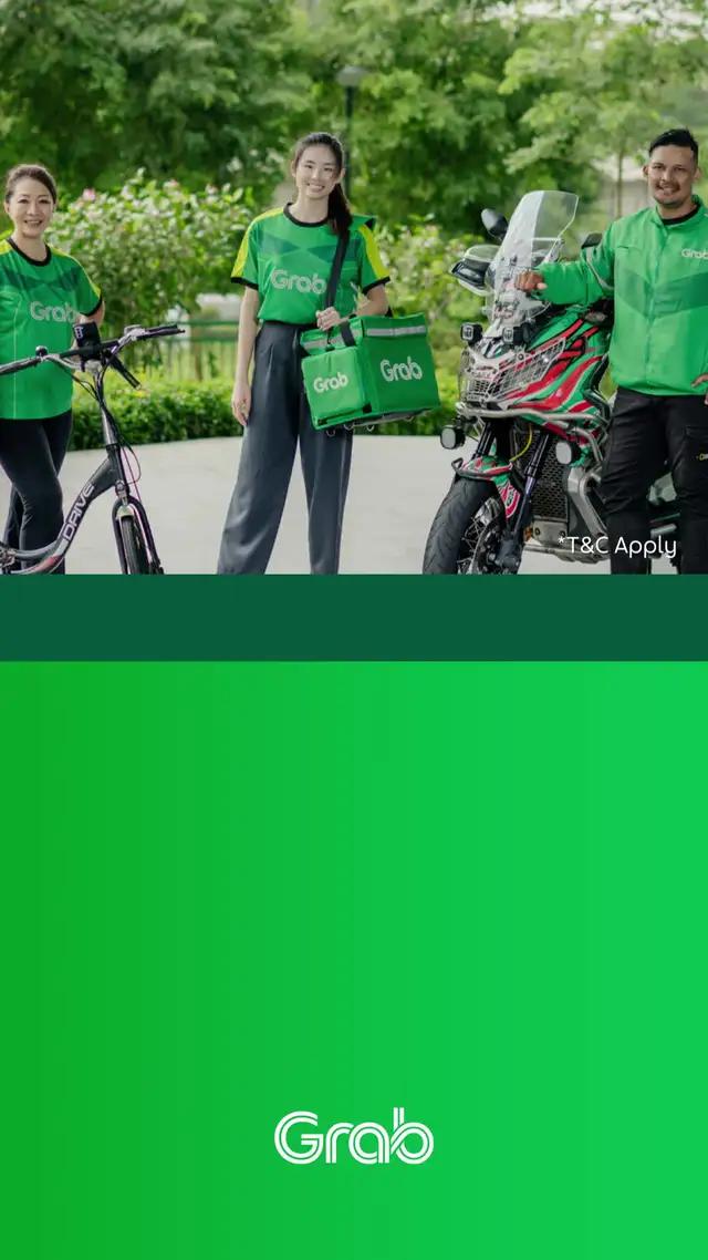 Join us as a Grab delivery-partner today! New joiners earn up to $900 in BONUS. 