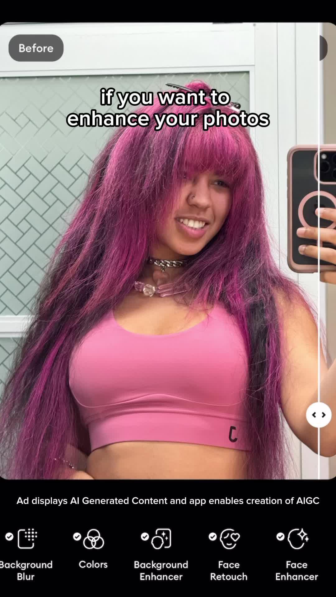 Tell me you're obsessed with Remini without telling me