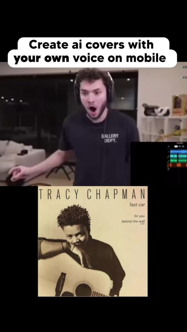 This app creates own voice AI Cover Try it Now