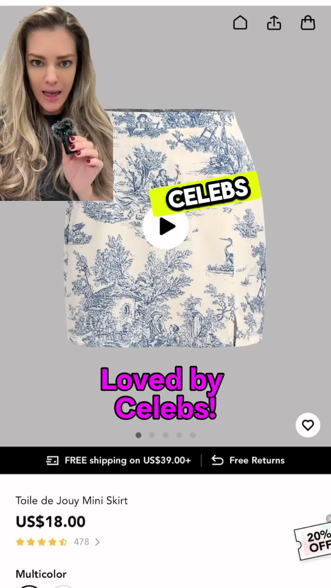 Fashion made affordable, Get 20% off your 1st app order!