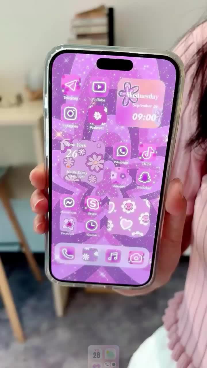 Set exclusive widgets & themes for your Phone