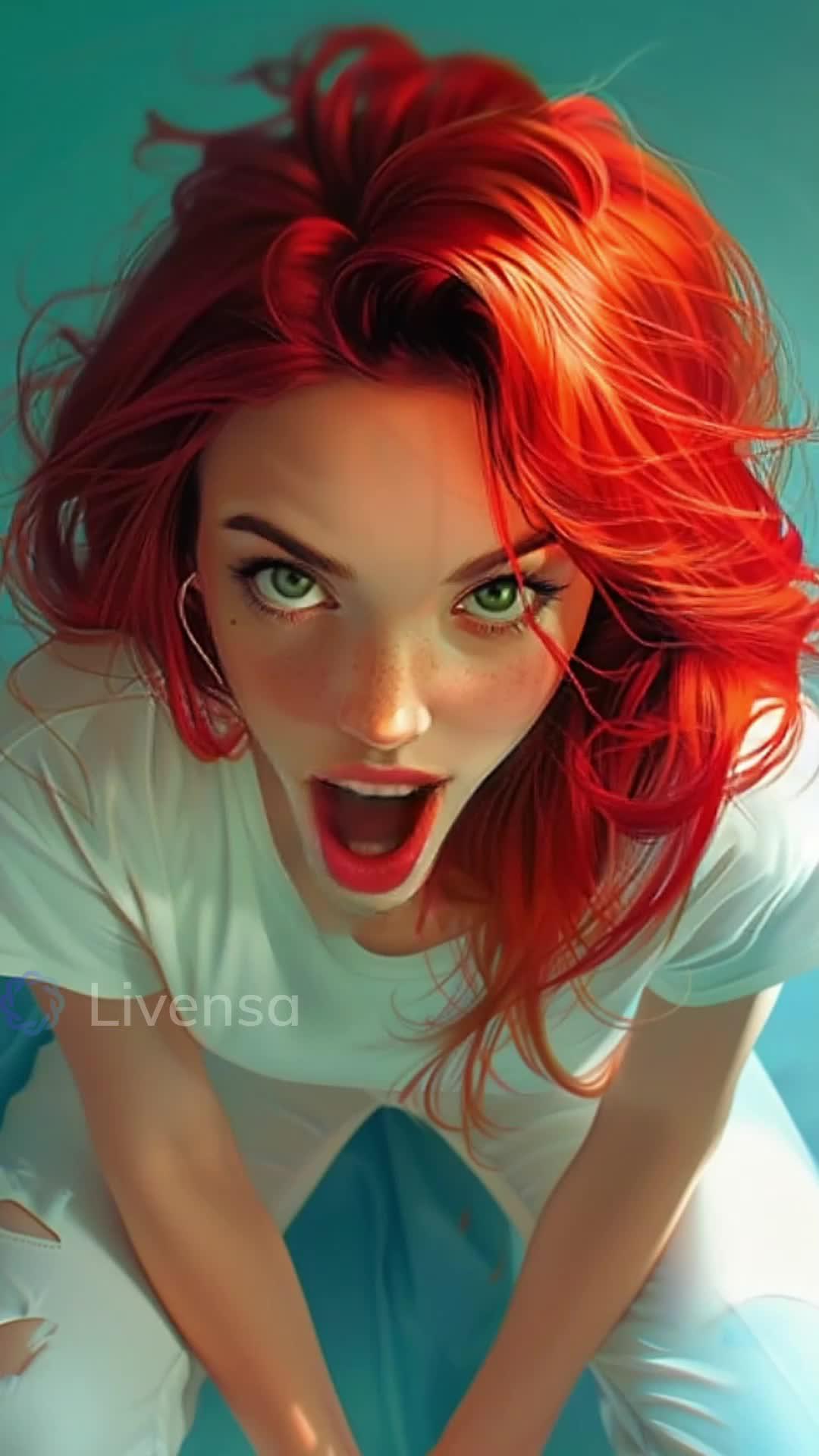 Create Al videos with your own words on mobile