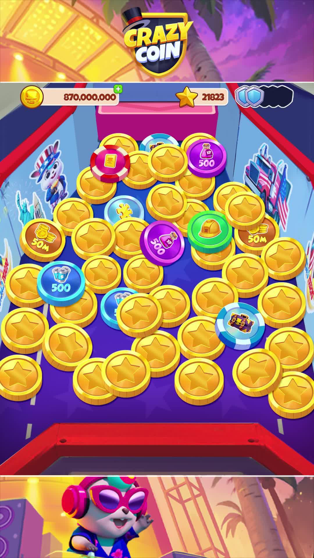 Attack , steal , build , download Crazy Coin！