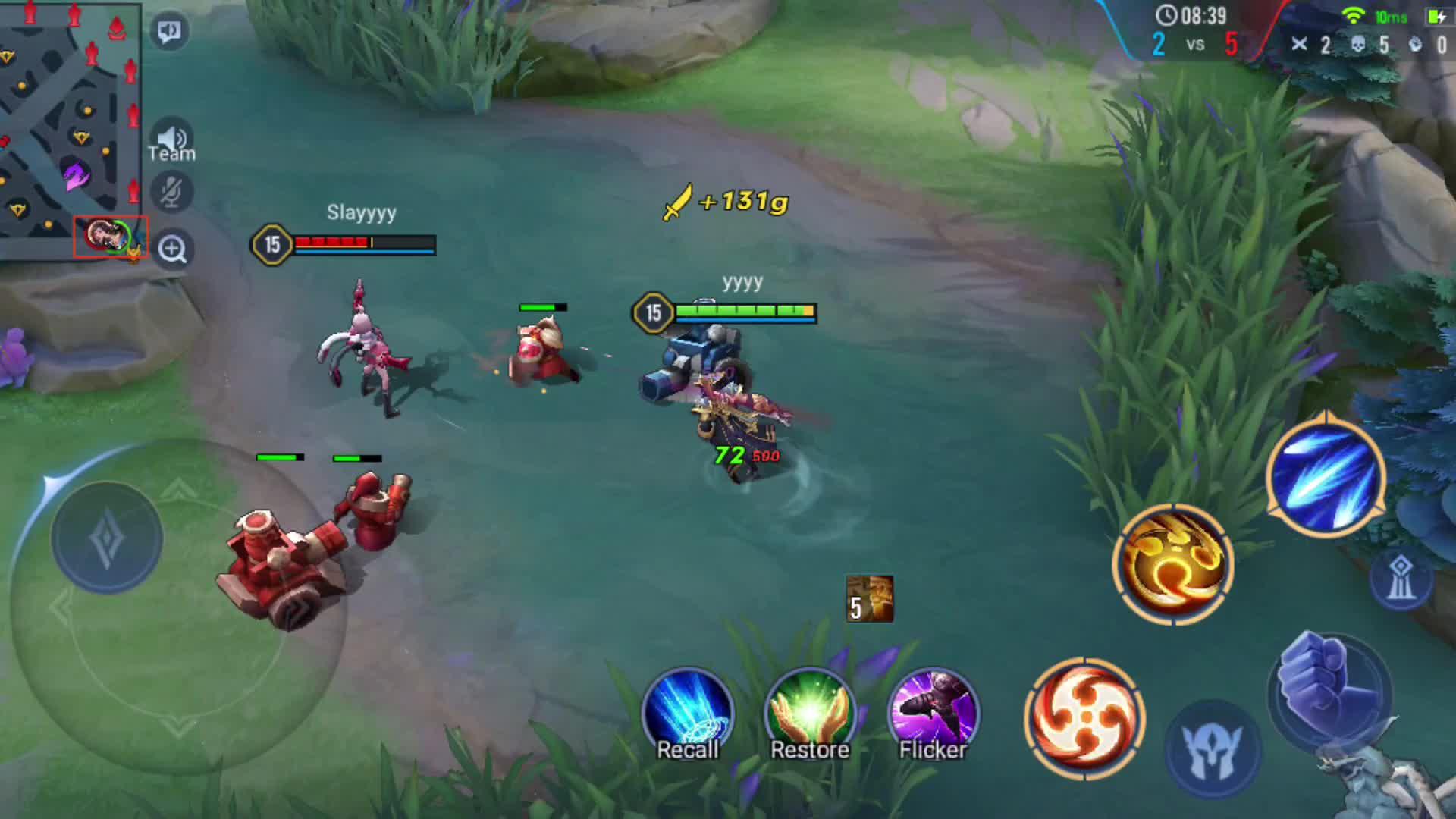 Join as Five, Battle as One.