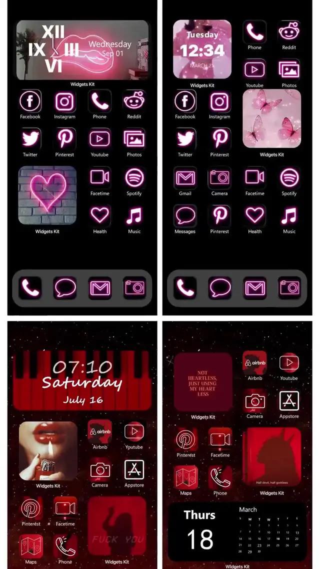 壁紙、小物及びアイコンがあります。 プロなみのデザイン、快速で使いやすい！