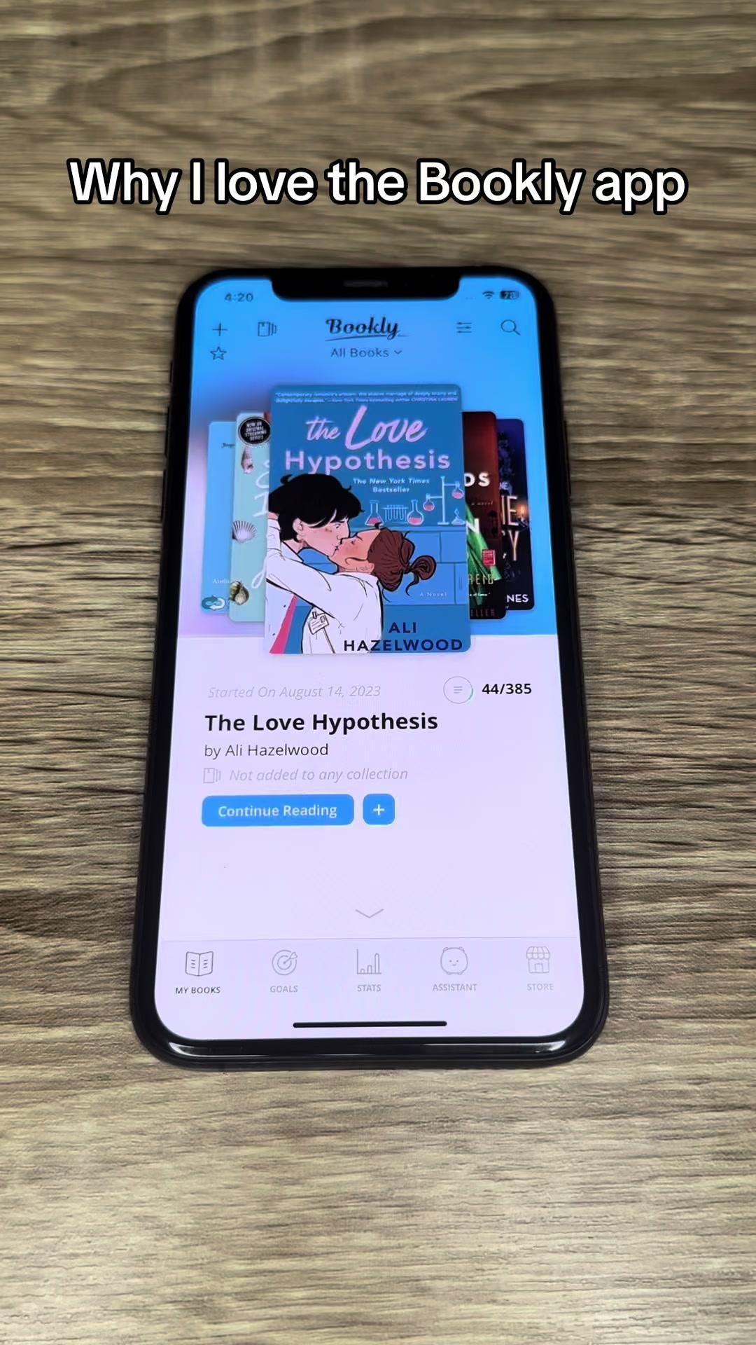 Bookly will help you crush your reading journey fr #booktracker #booktok #bookly 