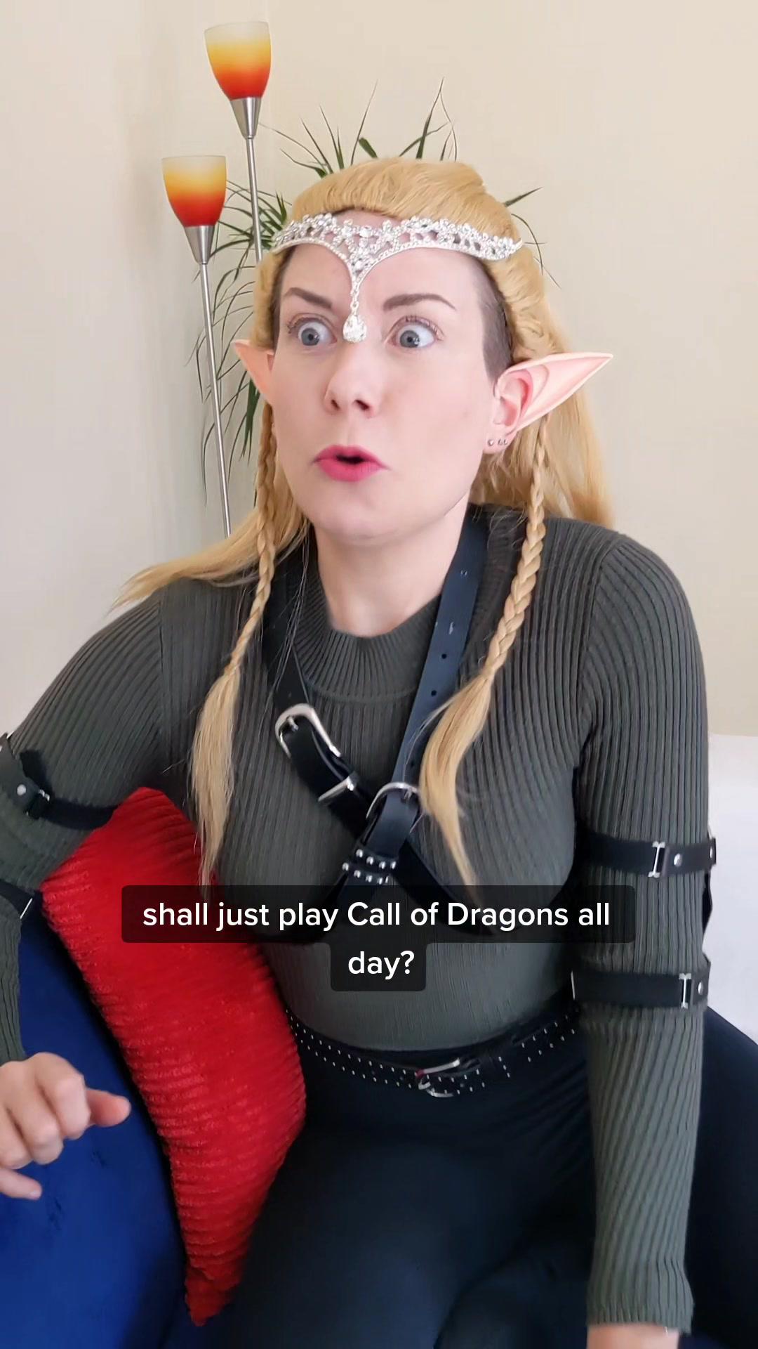 Play now... ironically 😏 #CallofDragons #Fantasy #Dragon #UKComedy #Comedy #Couple #Funny #ad