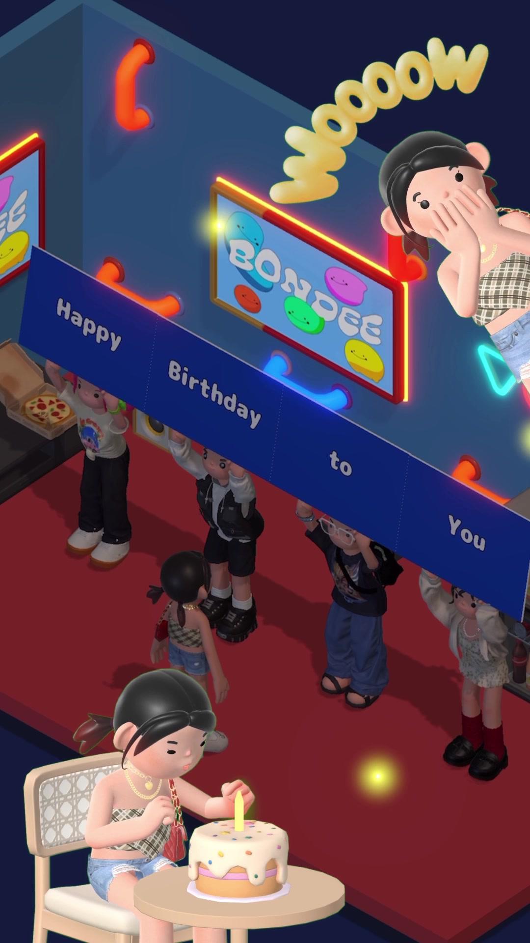 Bondeeで友だちと一緒に暮らすのが幸せだ！#Bondee #誕生日 #誕生日プレゼント