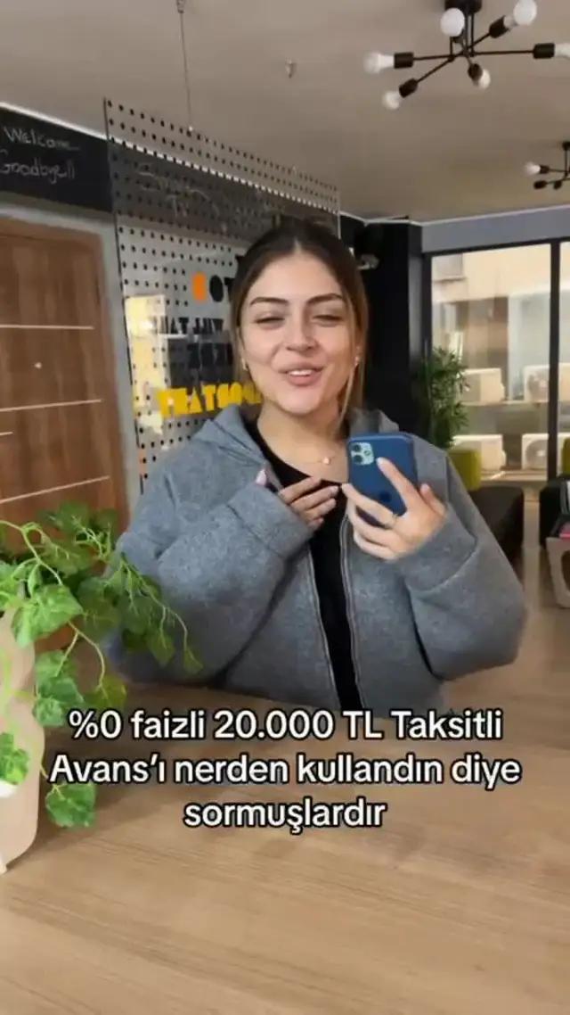 20.000 TL'ye varan %0 faizli taksitli avans fırsatı