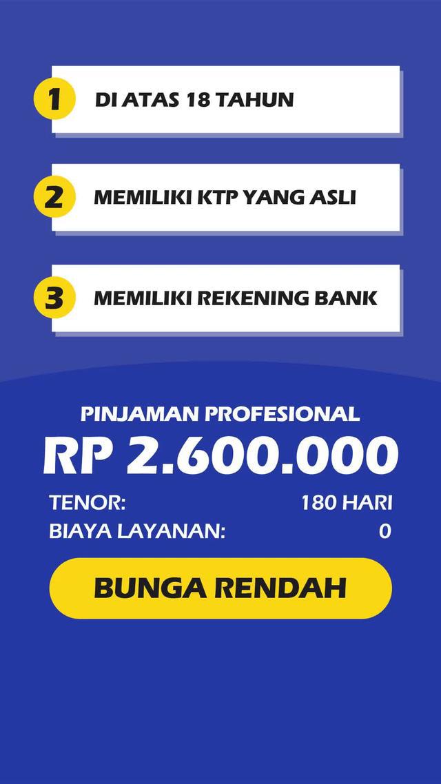 Dapatkan pinjaman hingga Rp10 juta