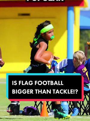 Flag football may become bigger than tackle football in the next few years… It’s always been popular with young athletes as stepping stone to tackel football - plus a low impact way to practice in the summer at camps - even the NFL is trying to limit physical contact by moving the pro bowl to a flag football format this year But now with college and professional opportunities for both men and women, tons athletes now have a choice to stay with flag. Backyard flag football leagues have been popping up across the world, allowing tackel football fans to get in on the sport, and casual athletes to keep playing a game a they love. Better yet  - there’s a good chance that the LA 2028 olympic games will add flag as an offical sport - creating a huge injection of cash from advertising dollars - and in turn creating more opportunities. The biggest one there right now though is with USA football - they’re the only organiztion that’s scouting for adult flag athletes and you an evaluation searing for the USA Football Digital Combine  #flagfootballgirls #flagfootballhighlights #football #footballscholarship #cfb #ncaa #usafootball #profootball #nfl #olymlics #olympicsport