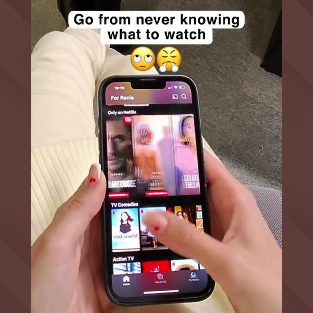 Match to watch! Swipe right to watch and left to skip!