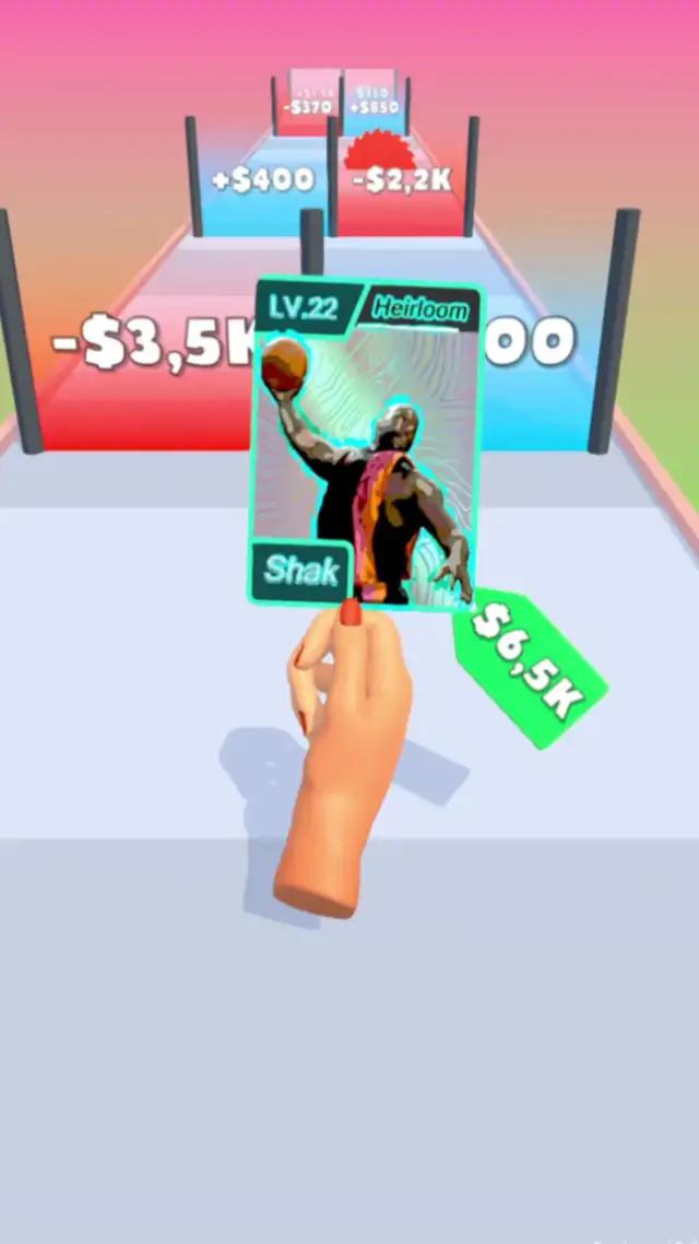 Run to evolve your cards