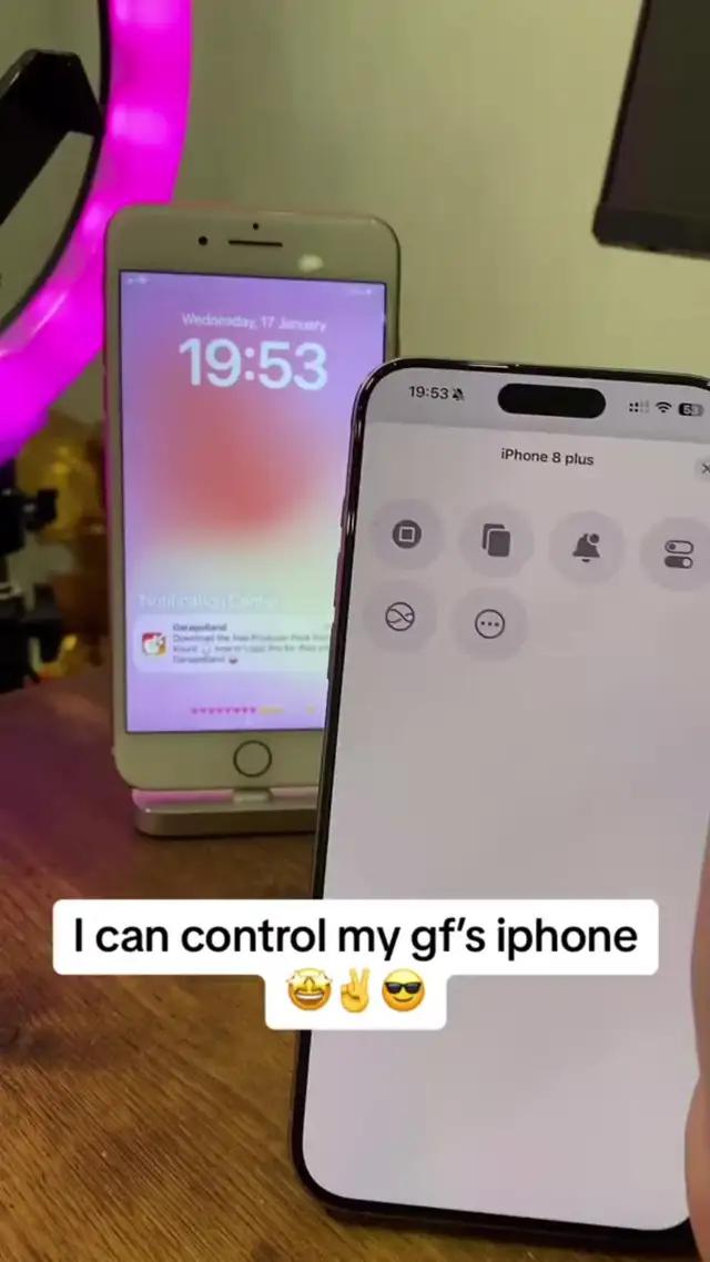 السيطرة على جهاز صديقاتك