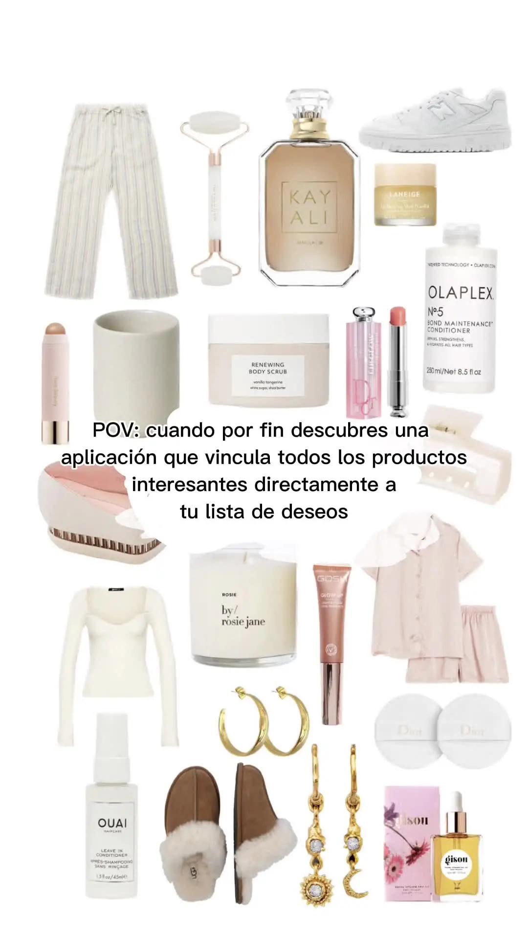 POV: cuando por fin descubres una aplicación que vincula todos los productos interesantes directamente a tu lista de deseos ☁️✨