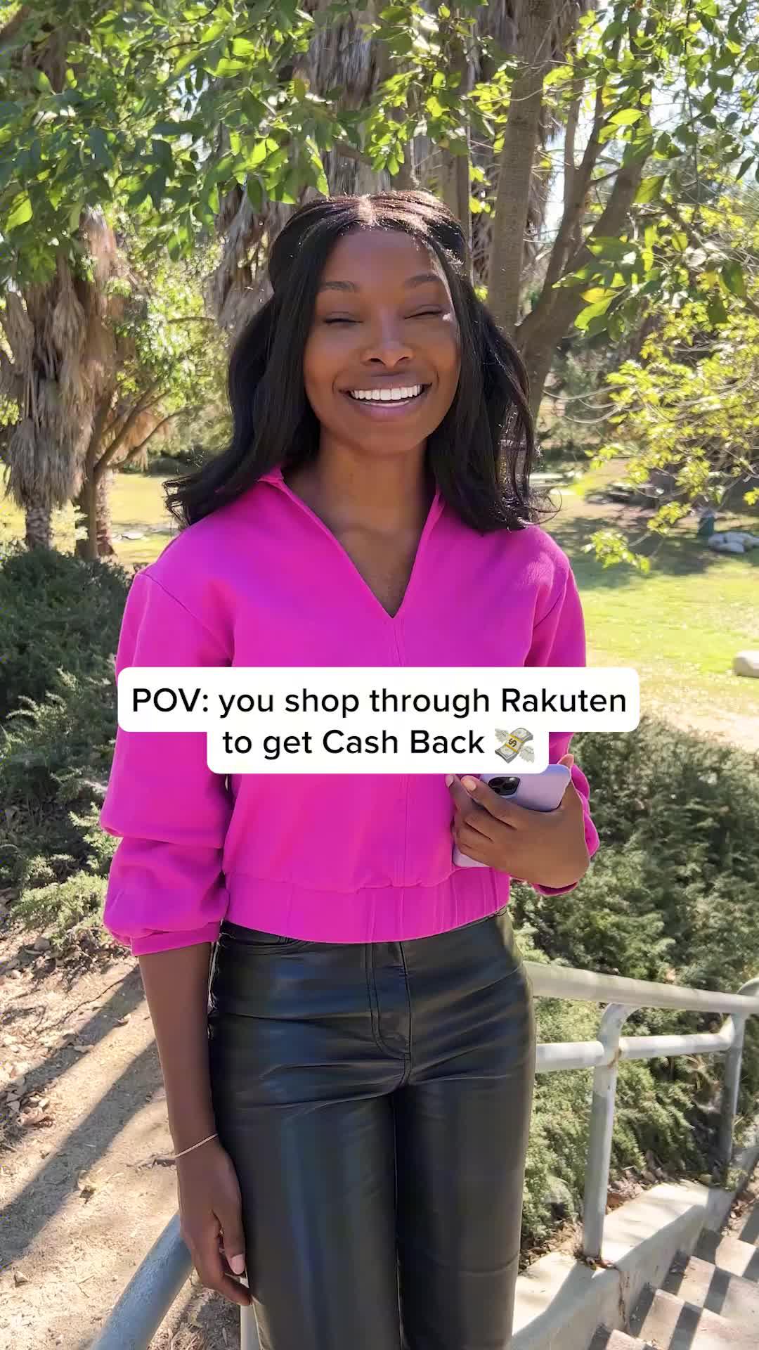 Earn Cash Back with Rakuten