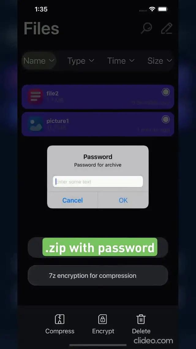 This zip password app is what you've been missing.