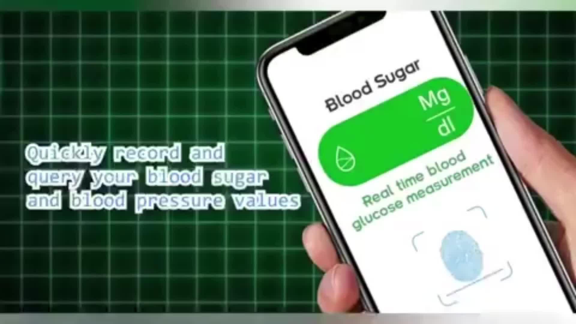 Track your blood sugar with this blood pressure & glucose level monitor!