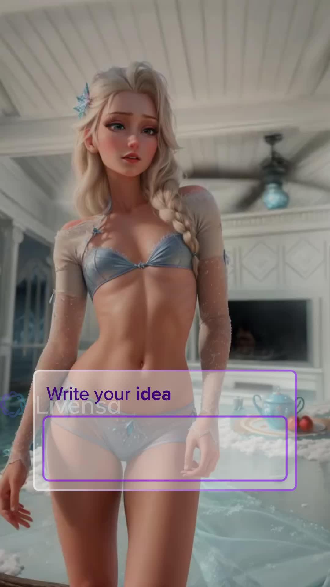 Create Al videos with your own words on mobile